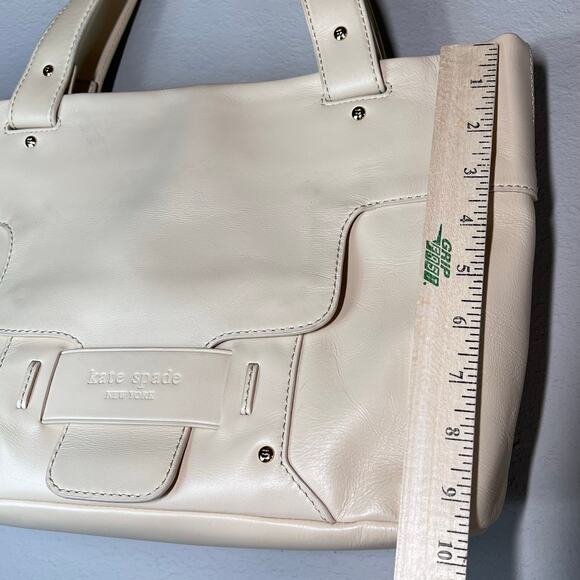 Kate Spade Malea Savona cream leather zip top tote - Picture 10 of 11